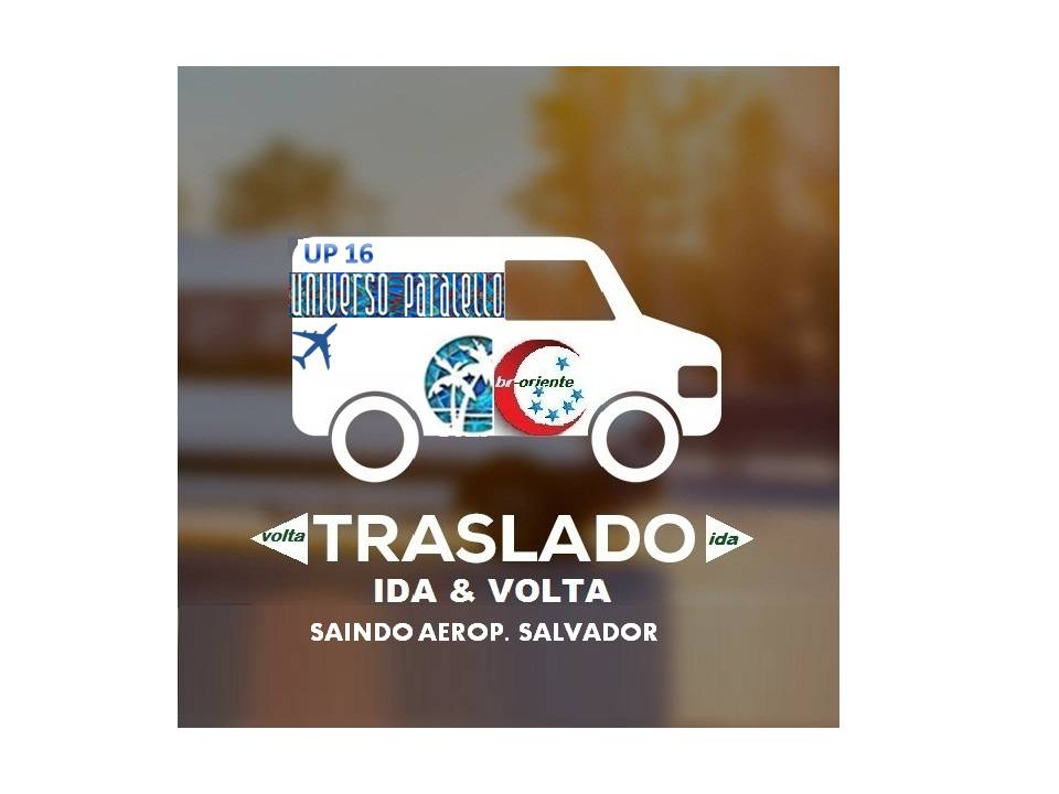 Imagem TRASLADO UP COM CONVITE- IDA SALVADOR X VOLTA ITACARE E CAMAMU